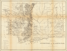 Washington Map By General Land Office