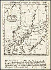 Mid-Atlantic, New Jersey and Pennsylvania Map By Robert Morden