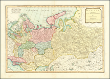 de l'Isle: Carte de Moscovie. Dressee par Guillaume, Russia, 1730