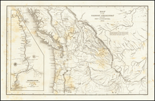 Rocky Mountains, Pacific Northwest, Oregon and Washington Map By Charles Wilkes