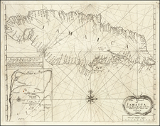 Jamaica Map By George Grierson