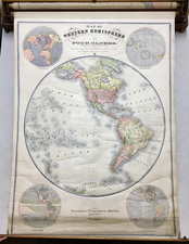 World and Atlases Map By Levi W. Yaggy