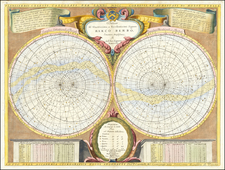 Celestial Maps Map By Vincenzo Maria Coronelli