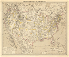 United States Map By Carl Flemming