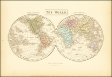 World Map By Adam & Charles Black