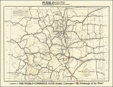 Colorado and Colorado Map By The Clason Map Company