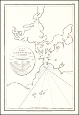 San Francisco & Bay Area Map By Jean Francois Galaup de La Perouse