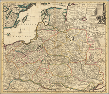 Poland and Baltic Countries Map By John Senex