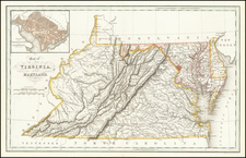 Washington, D.C., Maryland and Virginia Map By Hinton, Simpkin & Marshall