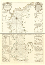 Russia, Central Asia & Caucasus and Persia & Iraq Map By Guillaume De L'Isle