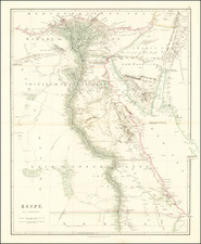 Egypt Map By John Arrowsmith