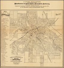 Minnesota Map By Geo. Rice & Sons