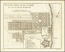 South Africa Map By Jacques Nicolas Bellin