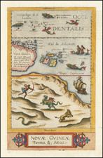 Australia and Other Pacific Islands Map By Cornelis de Jode