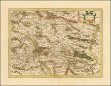 Austria and Balkans Map By  Gerard Mercator