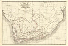 South Africa Map By George Thompson