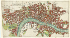 London Map By John Mottley