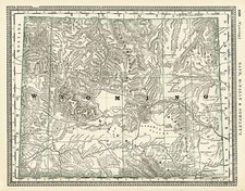 Plains and Rocky Mountains Map By Rand McNally & Company