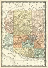 Southwest Map By William Rand  &  Andrew McNally