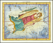 Celestial Maps Map By John Flamsteed / Jean Nicolas Fortin