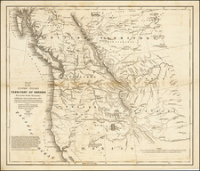 Rocky Mountains, Pacific Northwest, Oregon and Washington Map By Washington Hood