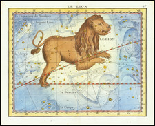 Celestial Maps Map By John Flamsteed / Jean Nicolas Fortin