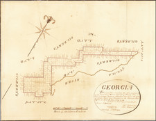 Georgia and South Carolina Map By Daniel Sturges