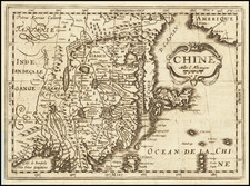 China and Korea Map By Martineau du Plessis