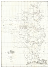 Louisiana, Arkansas, Minnesota, Iowa, Missouri, Nebraska and Oklahoma & Indian Territory Map By Washington Hood / United States GPO