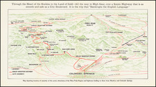 Colorado and Colorado Map By Democrat Publishing Co.