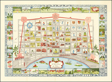 Pictorial Maps and New Orleans Map By Myro Zimmerman Barnes