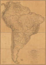 Colombia Prima or South America, in which has been attempted to delineate the Extent of our Knowledge ... Extracted Chiefly from ... Manuscript Maps of ... Pinto ... Rocha ... Ferreira ... Sobreviela ... by ... Louis Stanislas D'Arcy De La Rochette . . . Jany. 1st 1820.