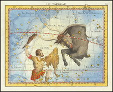 Celestial Maps Map By John Flamsteed / Jean Nicolas Fortin