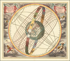 Eastern Hemisphere and Celestial Maps Map By Andreas Cellarius