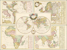 World Map By Gilles Robert de Vaugondy