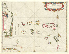 Florida and Bahamas Map By Arent Roggeveen / Jacobus Robijn