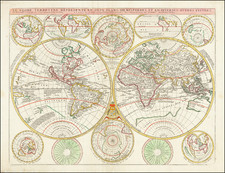 World Map By Vincenzo Maria Coronelli / Jean-Baptiste Nolin