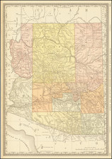 Arizona Map By William Rand  &  Andrew McNally