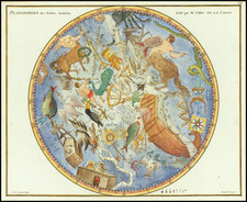 Celestial Maps Map By John Flamsteed / Jean Nicolas Fortin