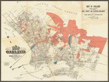 Other California Cities Map By Woodward, Watson & Co.