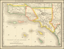 California and Los Angeles Map By Rand McNally & Company