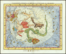 Celestial Maps Map By John Flamsteed / Jean Nicolas Fortin