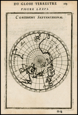 Northern Hemisphere and Polar Maps Map By Alain Manesson Mallet