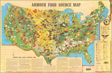 Armour's Food Source Map  By Armour & Co.