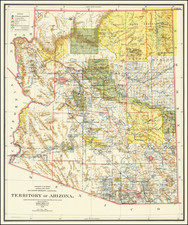 Arizona Map By General Land Office