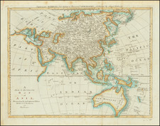 Asia, Korea and Australia Map By Thomas Bowen