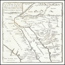 Mexico, Baja California, California and California as an Island Map By Fr. Eusebio Kino