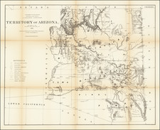 Arizona Map By General Land Office