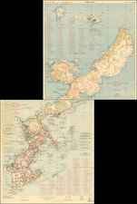 Japan and World War II Map By 3020th Engr. Topo. Co. (Corps)