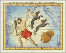 Celestial Maps Map By John Flamsteed / Jean Nicolas Fortin